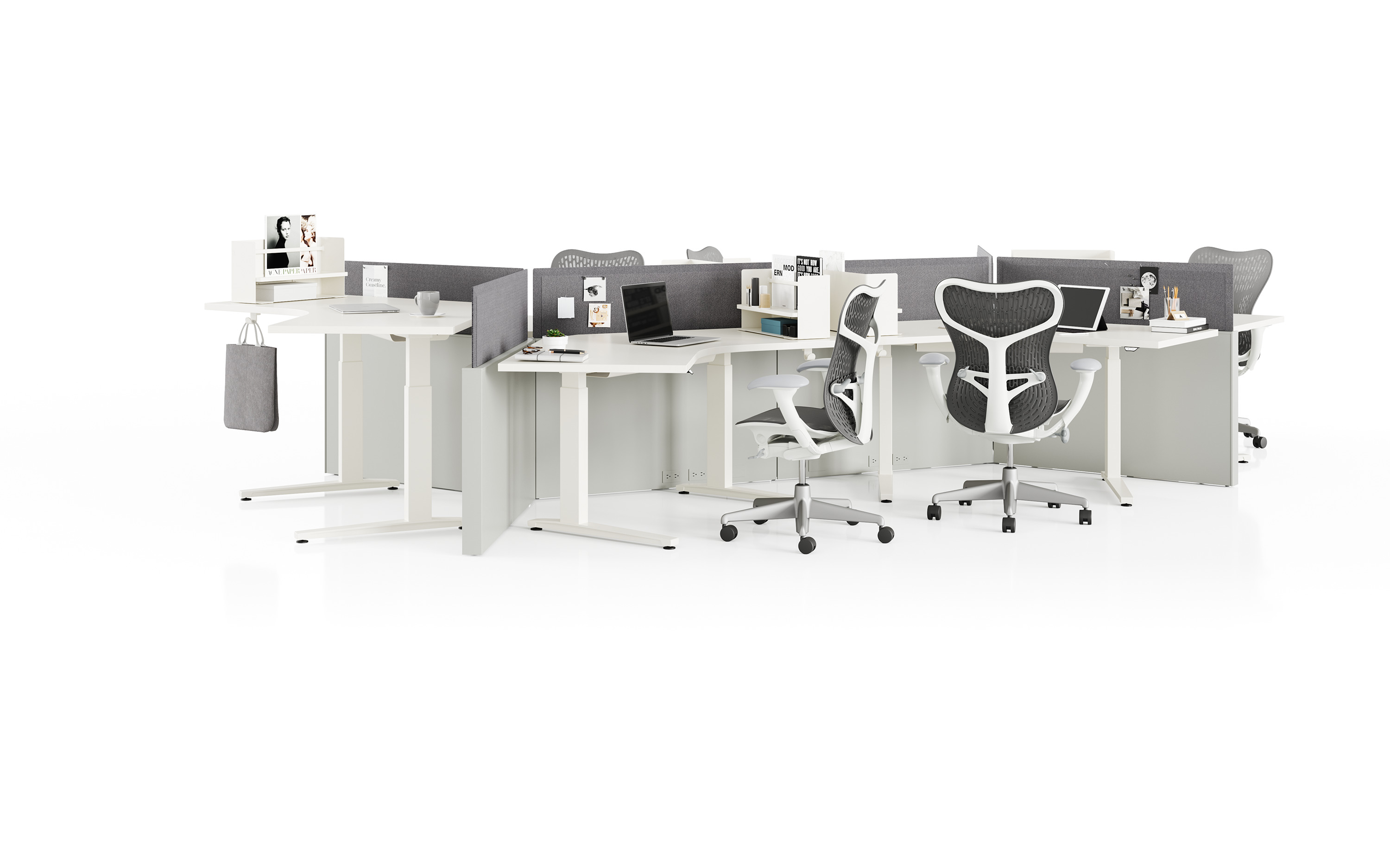 办公屏风|屏风工作站|办公家具|设计师家具|Canvas Channel 开放式办公区